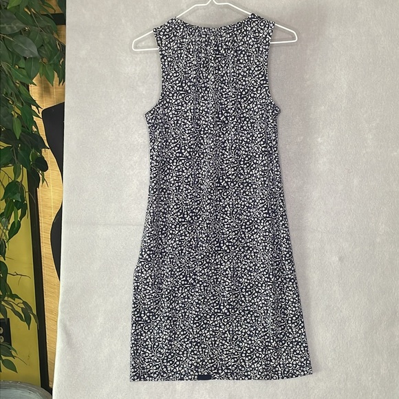 Michael Kors Women's Sleeveless Summer Dress XS Navy White Stretch Like New - Picture 2 of 5